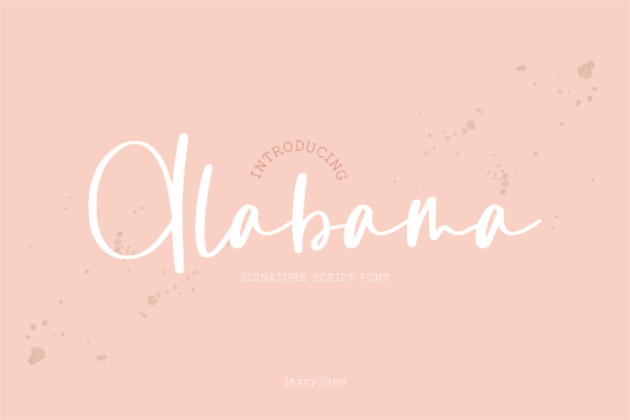 Alabama: A Relaxed and Cursive Handwritten Font for Creative Expression