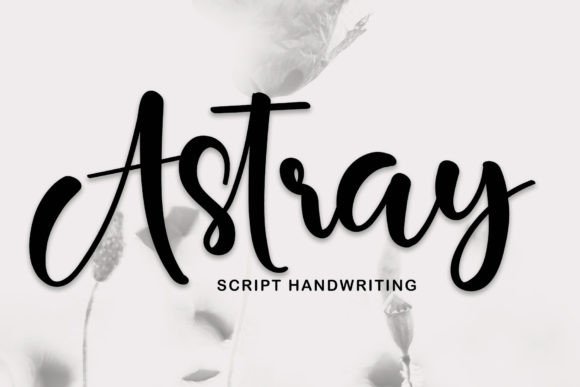 Astray: A Sweet, Cursive Handwritten Font