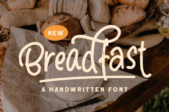 Breadfast: Organic Handwritten Font for Real Creativity