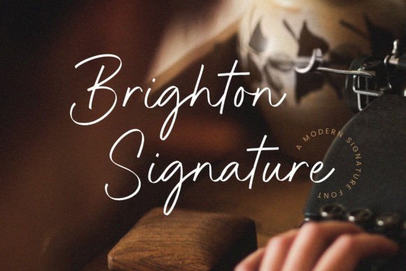 Brighton Signature: Elegant Handwritten Font