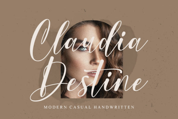 Claudia Destine: A Handwritten Font That Brings Authenticity and Personality to Your Designs