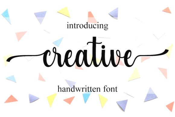 Creative: The Handwritten Font That Elevates Your Design