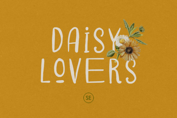 Daisy Lovers Font: A Delicate Handwritten Style for Creative Expression
