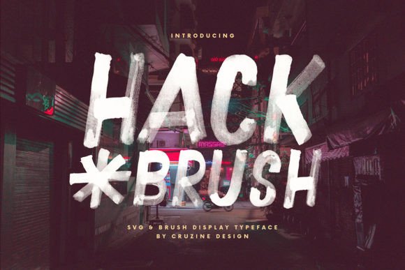 Hack: A Bold Brush Handwritten Font for Modern Creative Expression