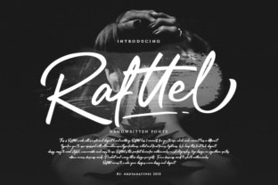 Introducing Rafttel: A Modern Handwritten Typeface for Stylish Design
