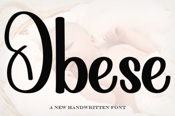 Obese: A Handwritten Font That Redefines Design