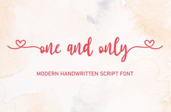 One and Only Font: A Modern Handwritten Style for Creative Projects