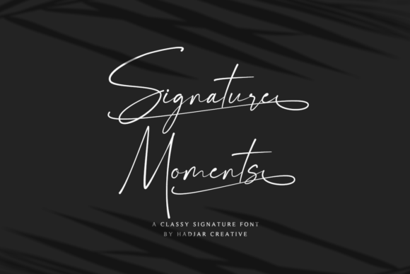 Signature Moments: Elegant Handwritten Font