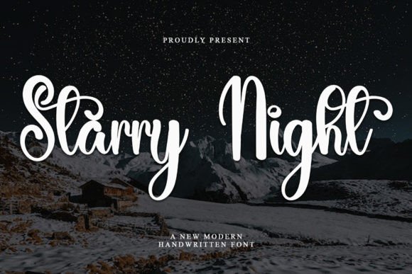 Starry Night: A Handwritten Font That Fits Real Workflows